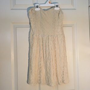 Mini strapless dress